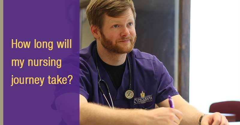 How long will my nursing journey take? - Concordia University Texas ABSN student
